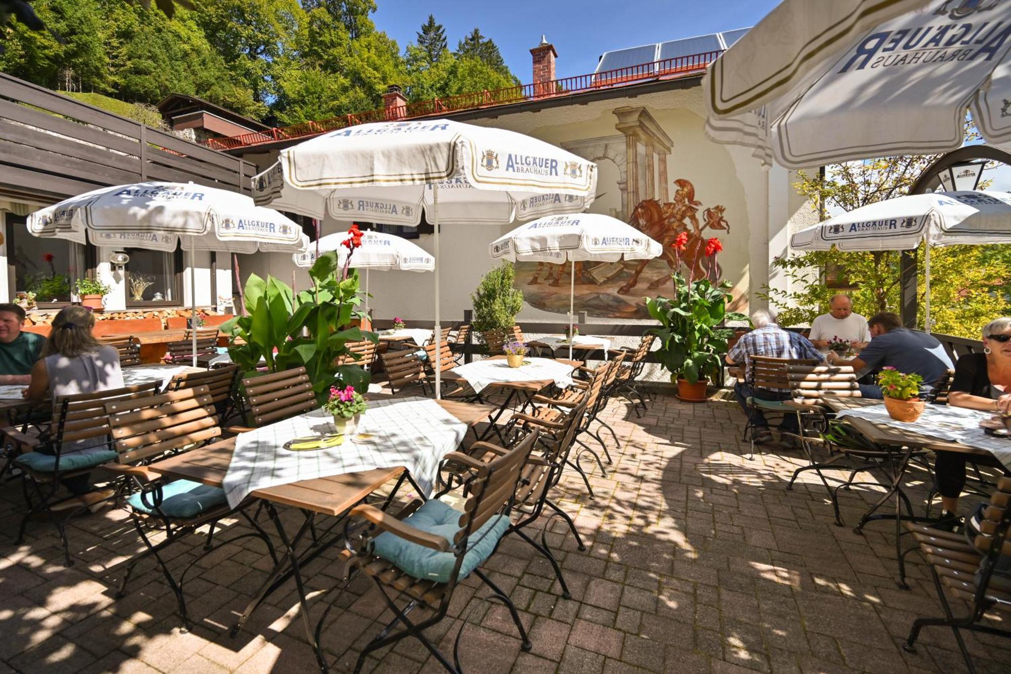 Hotel Restaurant Fruehlingsgarten Füssen Exterior foto