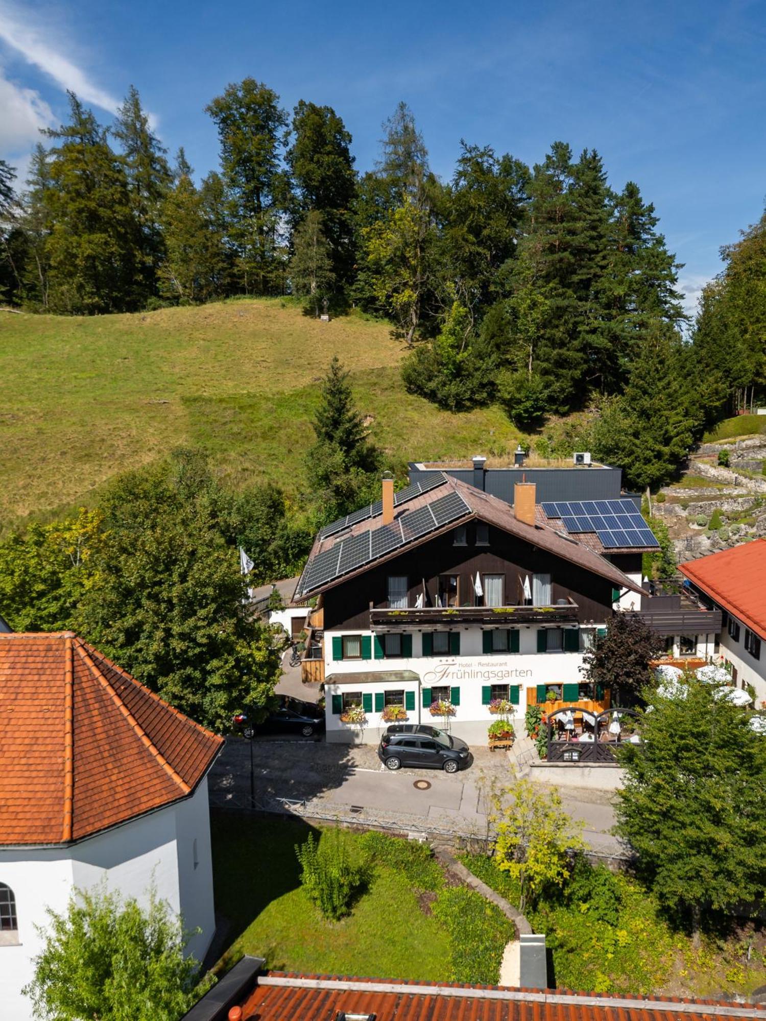 Hotel Restaurant Fruehlingsgarten Füssen Exterior foto